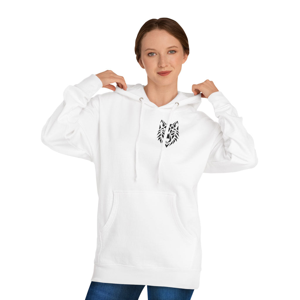 ShadowVector Essential Wolf Hoodie White