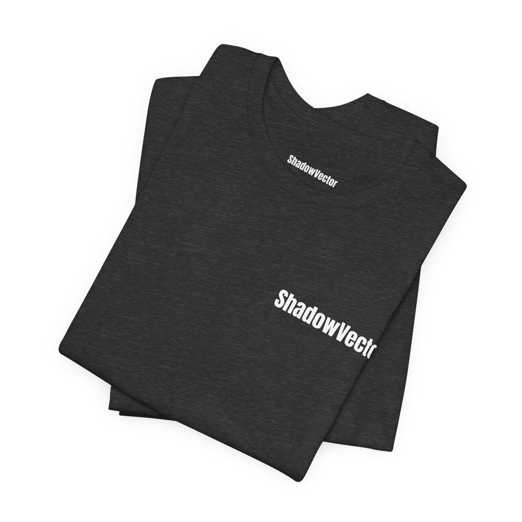 ShadowVector Geometric Wolf Dark Grey Heather Graphic T-Shirt