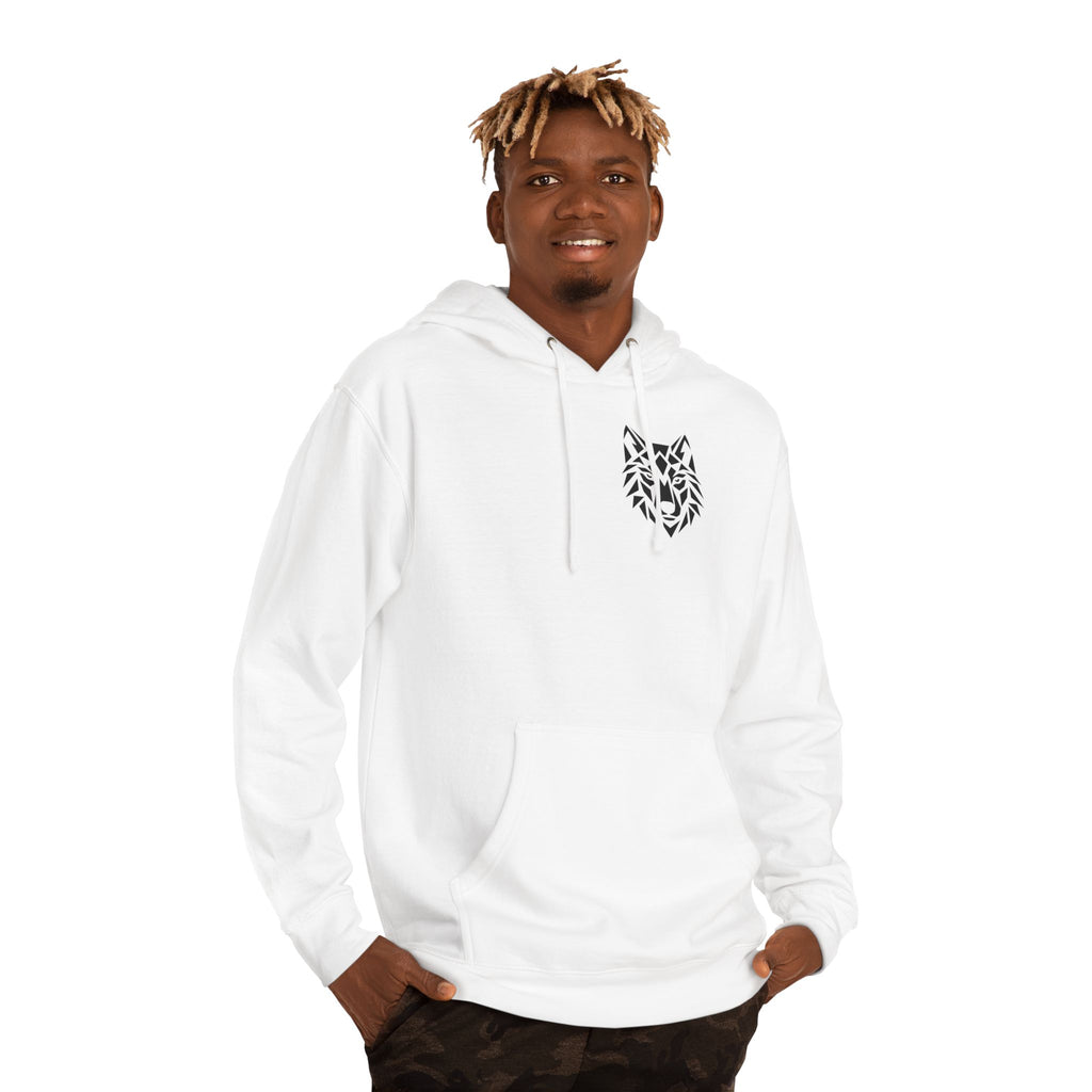 ShadowVector Essential Wolf Hoodie White